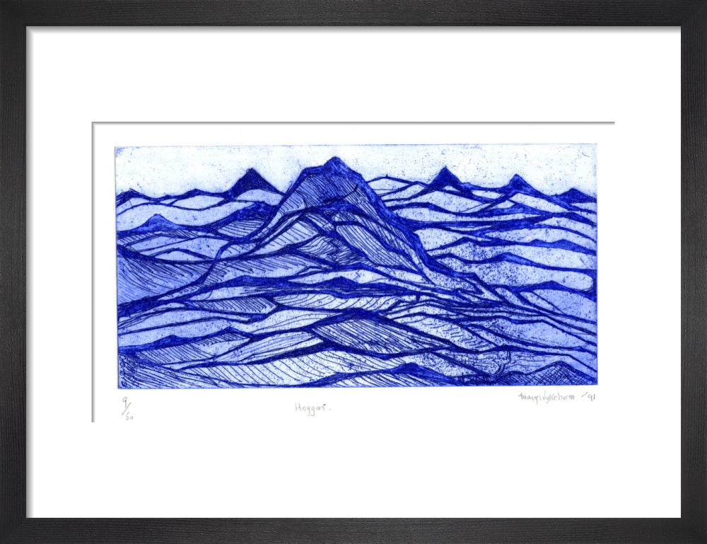 Mary Wykeham, Hoggar (blue), 1991