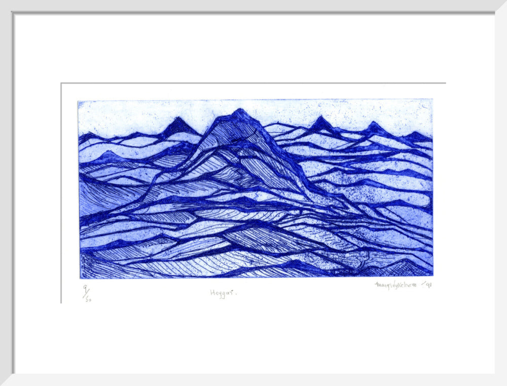 Mary Wykeham, Hoggar (blue), 1991