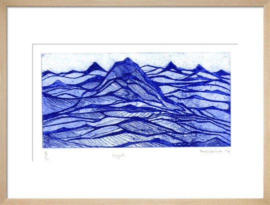 Mary Wykeham, Hoggar (blue), 1991