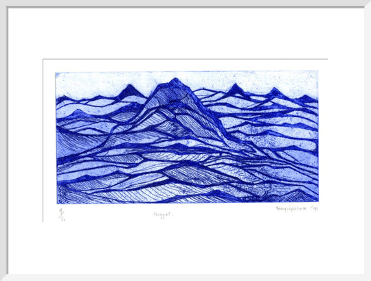 Mary Wykeham, Hoggar (blue), 1991