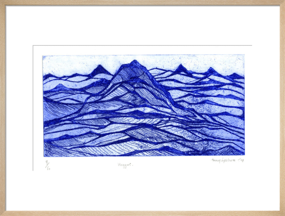 Mary Wykeham, Hoggar (blue), 1991