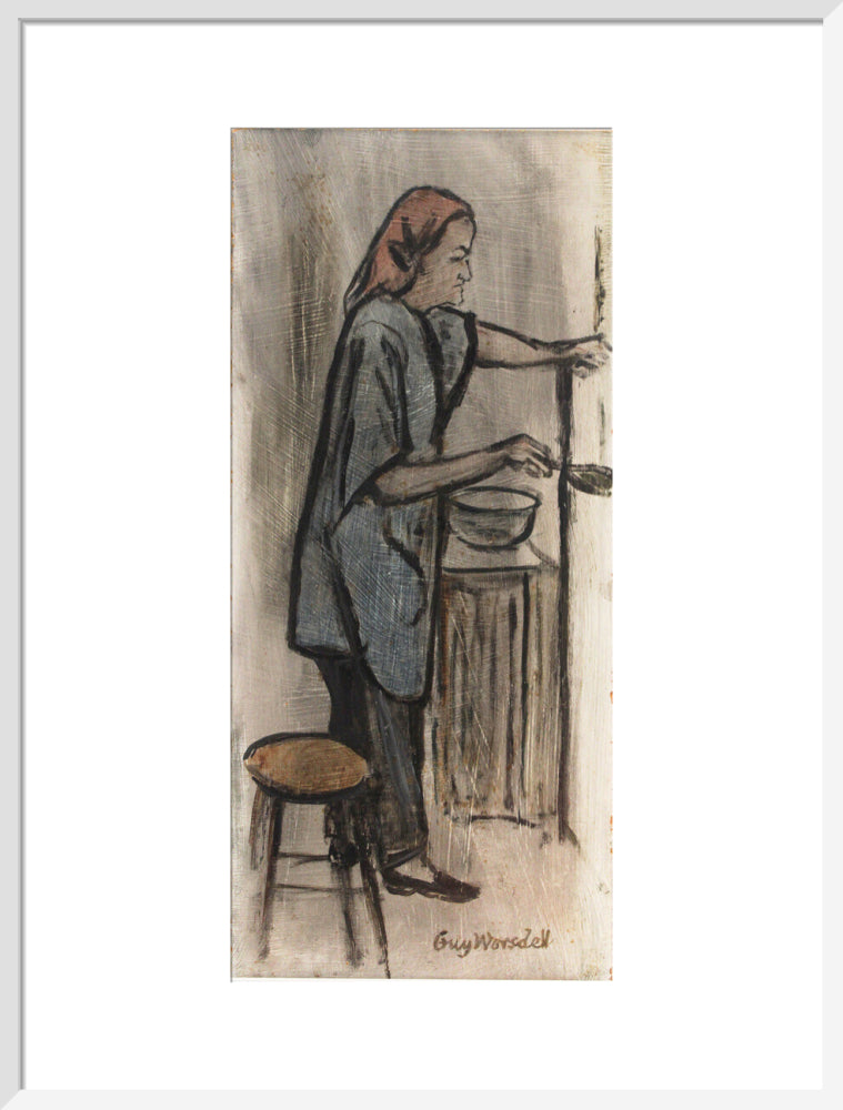 Guy Worsdell, Barbara Hepworth in her Workshop, 1970