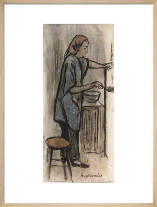 Guy Worsdell, Barbara Hepworth in her Workshop, 1970