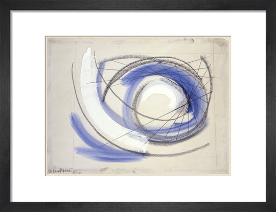 Barbara Hepworth, Spiral, 1960. (art print, small, black)