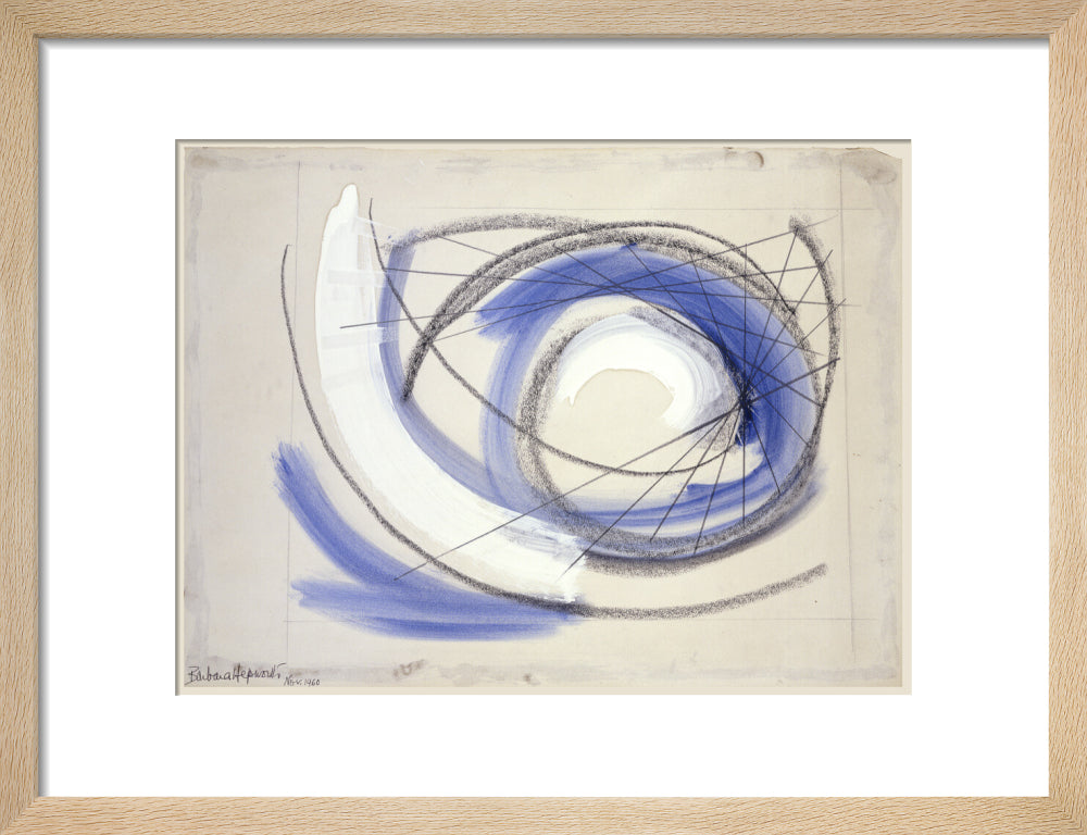 Barbara Hepworth, Spiral, 1960. (art print, small, natural)