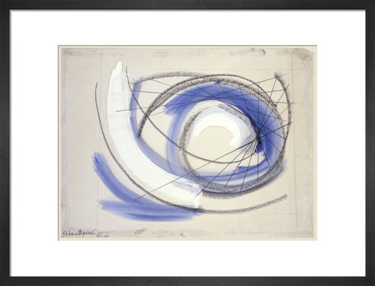 Barbara Hepworth, Spiral, 1960. (art print, medium, black)