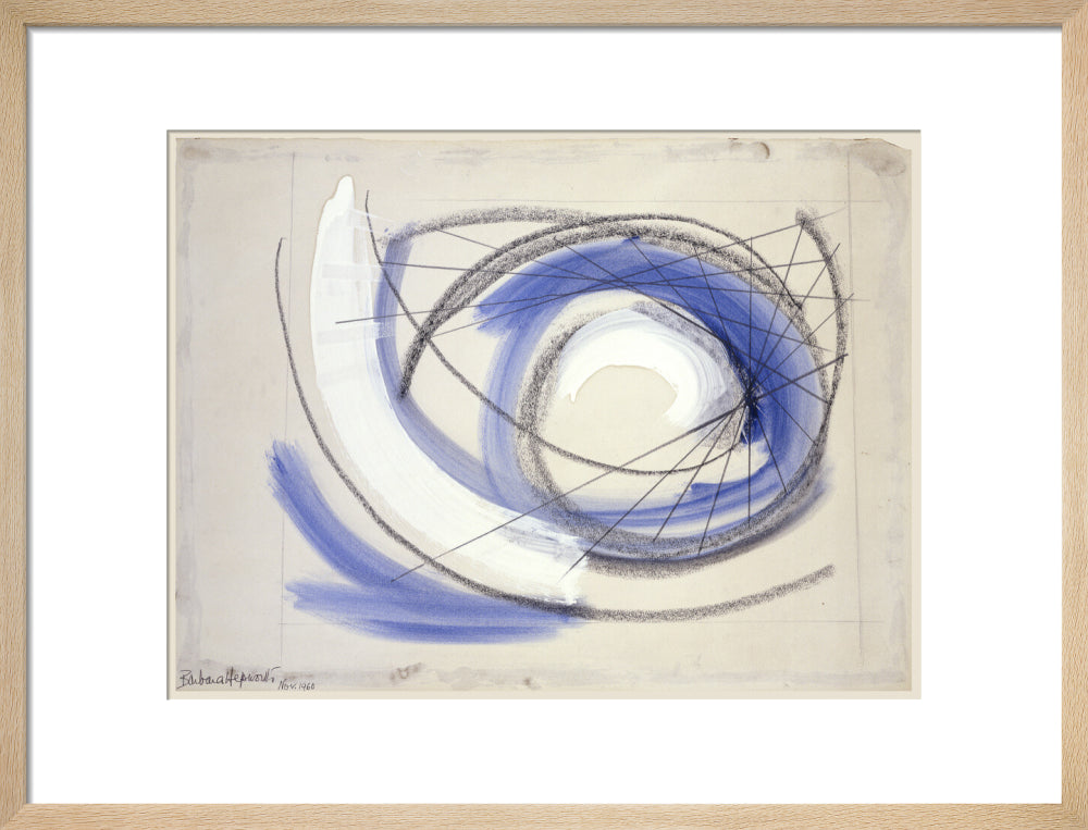 Barbara Hepworth, Spiral, 1960. (art print, medium, natural)