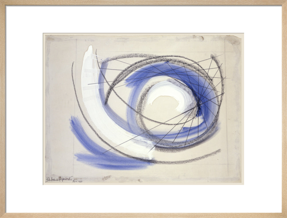 Barbara Hepworth, Spiral, 1960. (art print, large, natural)