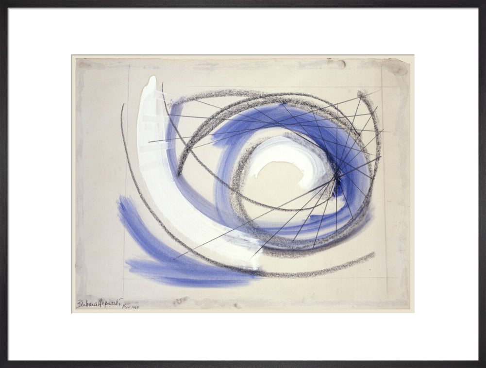 Barbara Hepworth, Spiral, 1960. (art print, extra large, black)