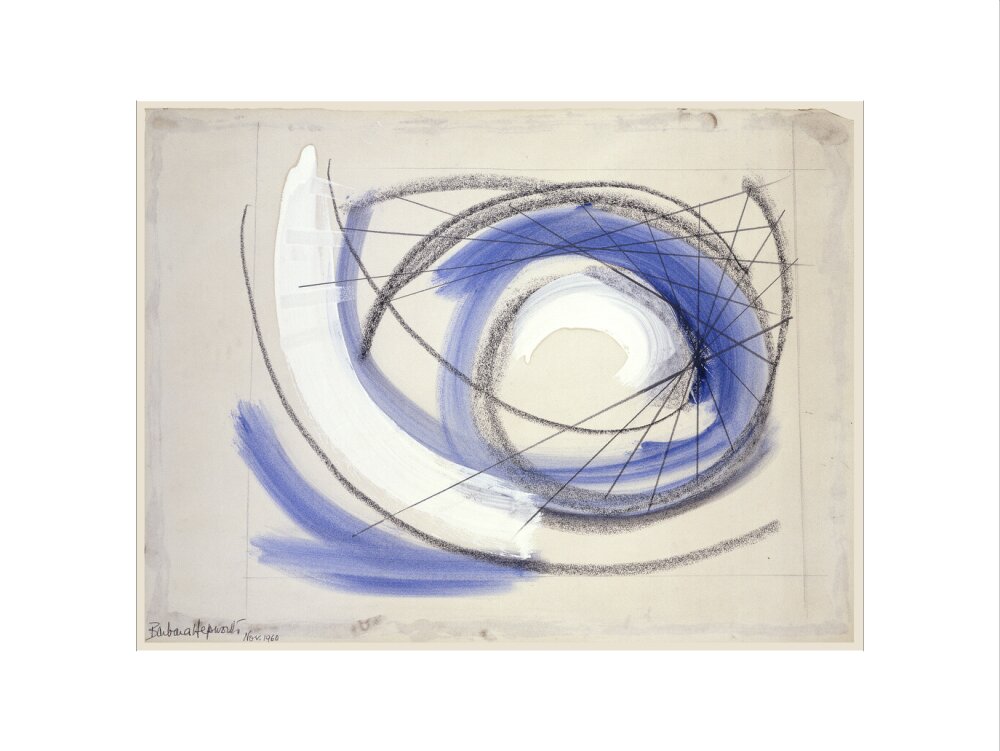 Barbara Hepworth, Spiral, 1960. (art print, medium, unframed)