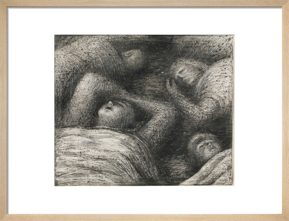 Henry Moore, Four Grey Sleepers, 1941