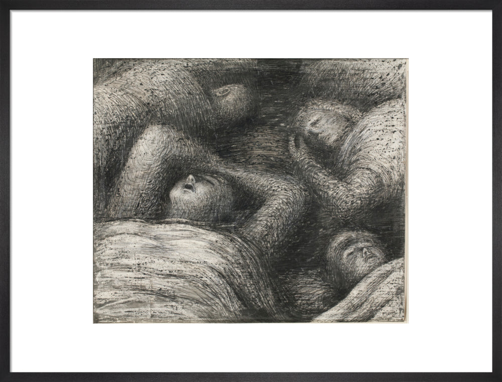 Henry Moore, Four Grey Sleepers, 1941