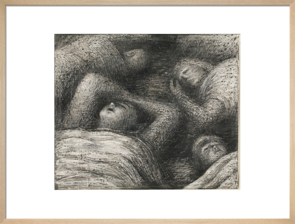 Henry Moore, Four Grey Sleepers, 1941