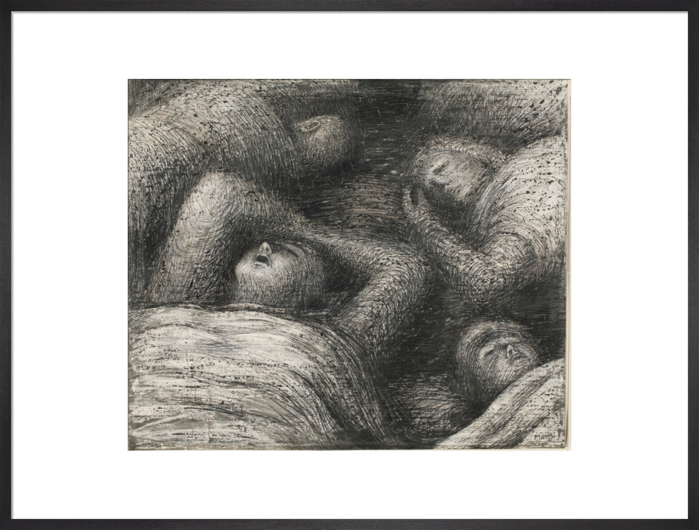 Henry Moore, Four Grey Sleepers, 1941