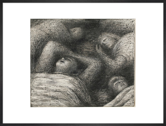 Henry Moore, Four Grey Sleepers, 1941