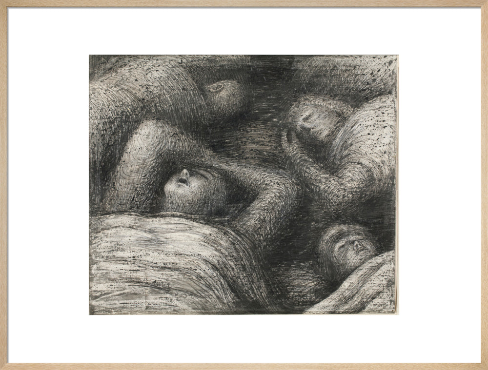 Henry Moore, Four Grey Sleepers, 1941