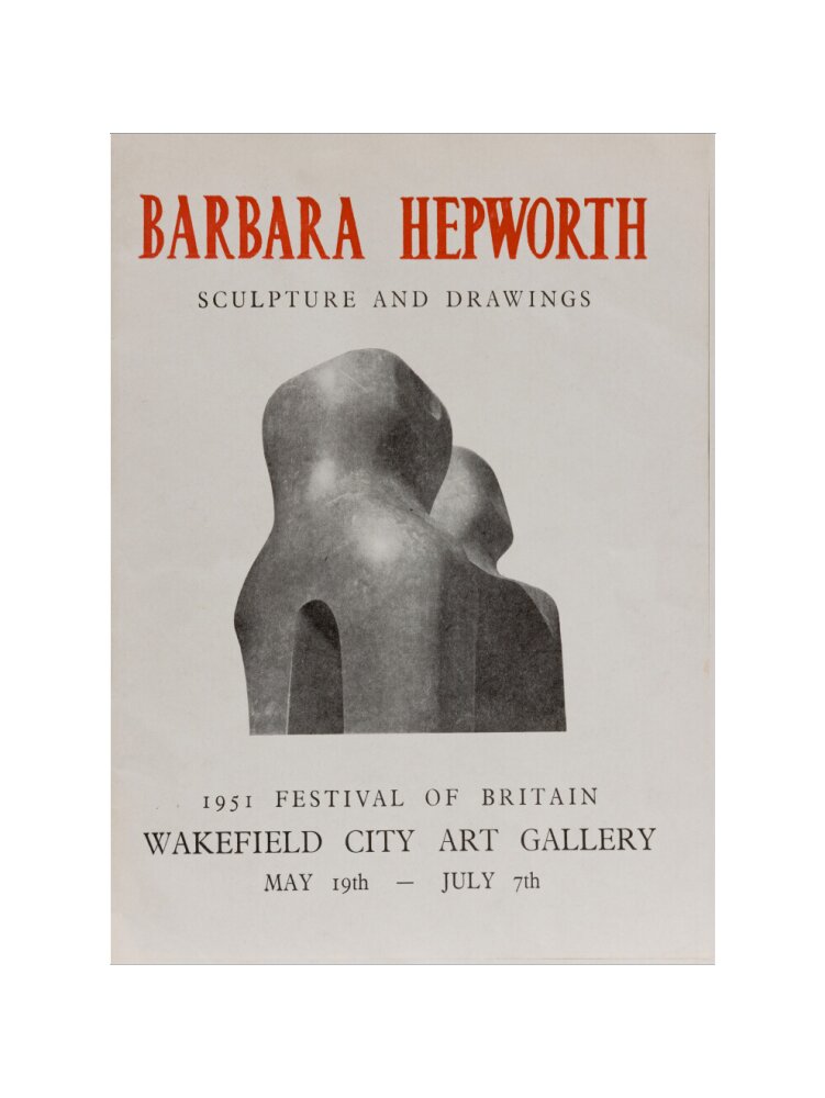 Barbara Hepworth, Sculpture and Drawing, 1951.