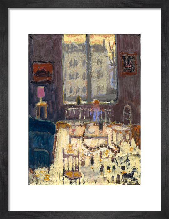 Andrew Cranston, A Snake Came to my Coffee able on a Hot, Hot Day to Drink There, 2023 (art print, small, black)