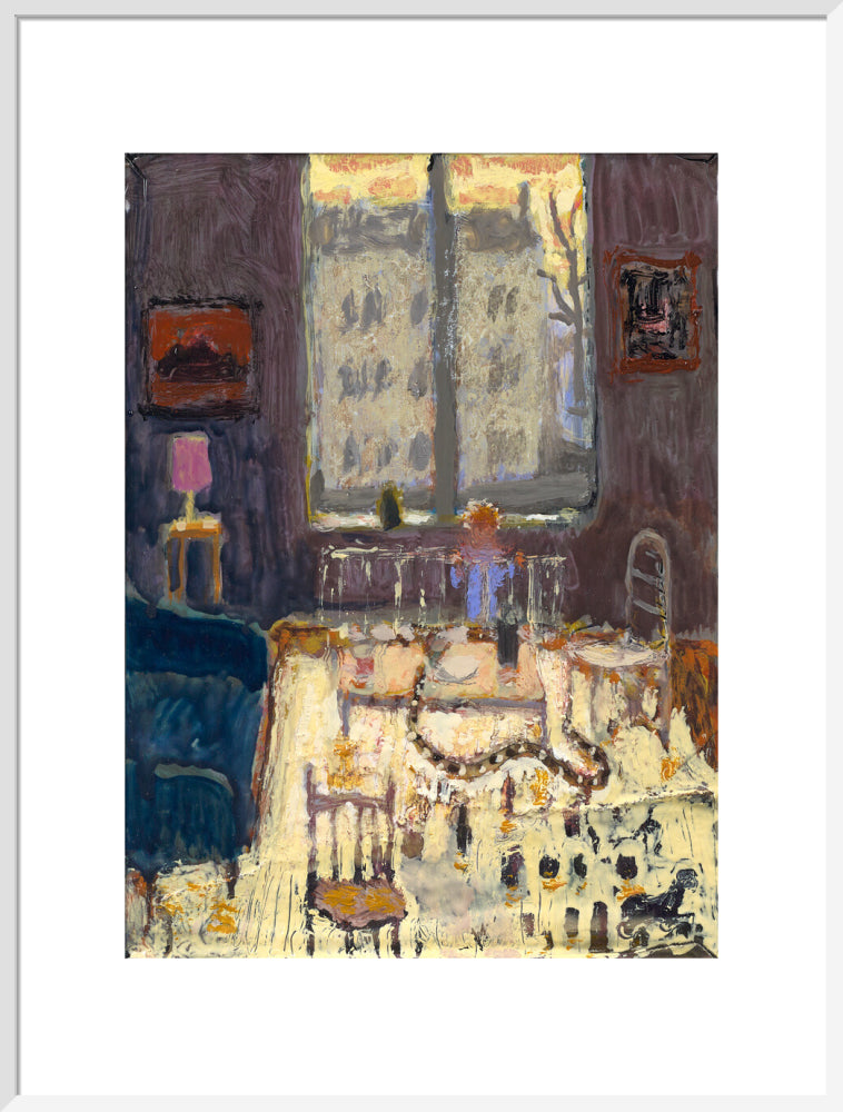 Andrew Cranston, A Snake Came to my Coffee able on a Hot, Hot Day to Drink There, 2023 (art print, extra large, white)