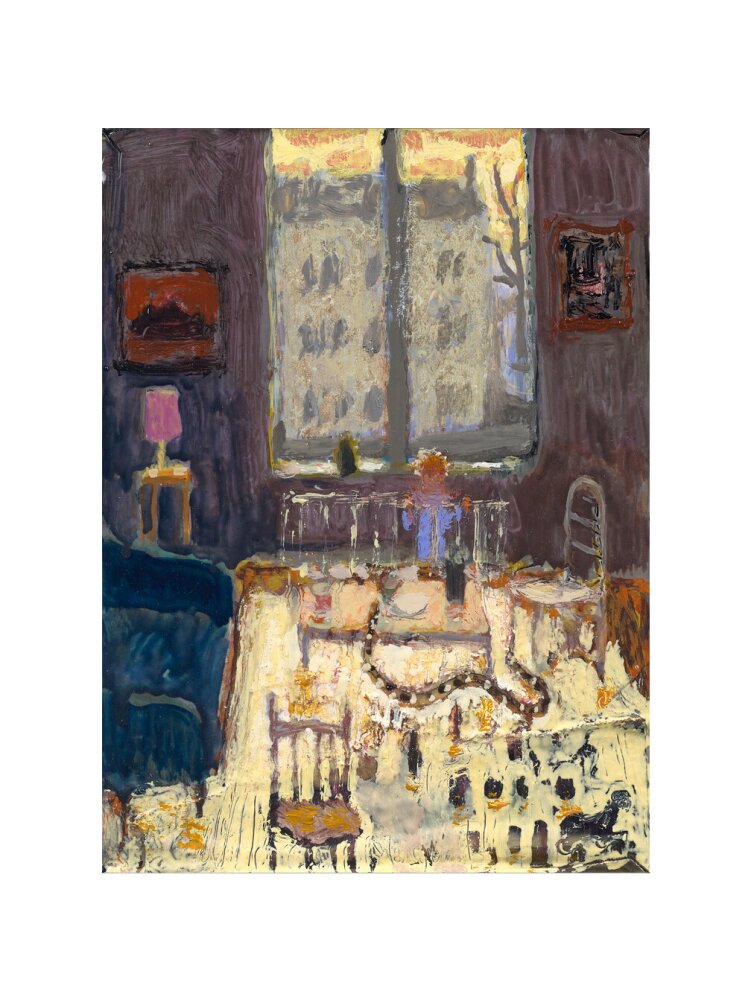 Andrew Cranston, A Snake Came to my Coffee able on a Hot, Hot Day to Drink There, 2023 (art print, large, unframed)