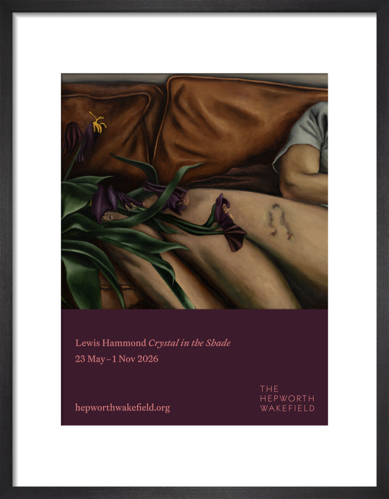 Lewis Hammond: Crystal in the Shade poster (art print, small, black)