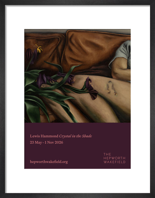Lewis Hammond: Crystal in the Shade poster (art print, small, black)