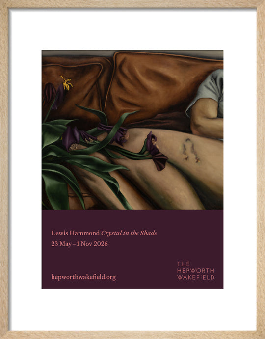 Lewis Hammond: Crystal in the Shade poster (art print, small, natural)