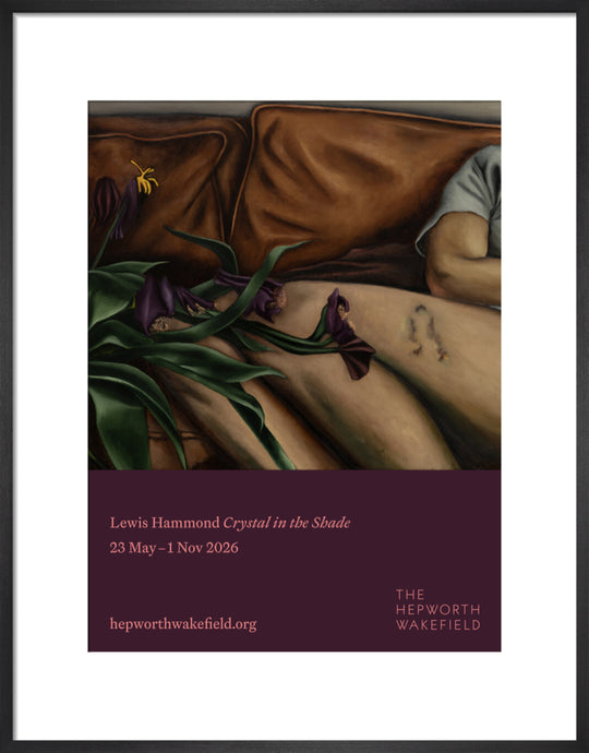 Lewis Hammond: Crystal in the Shade poster (art print, medium, black)
