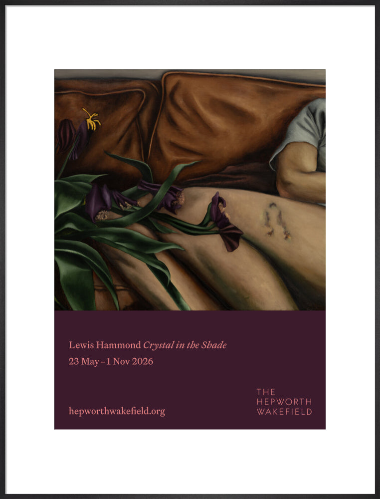 Lewis Hammond: Crystal in the Shade poster (art print, extra large, black)