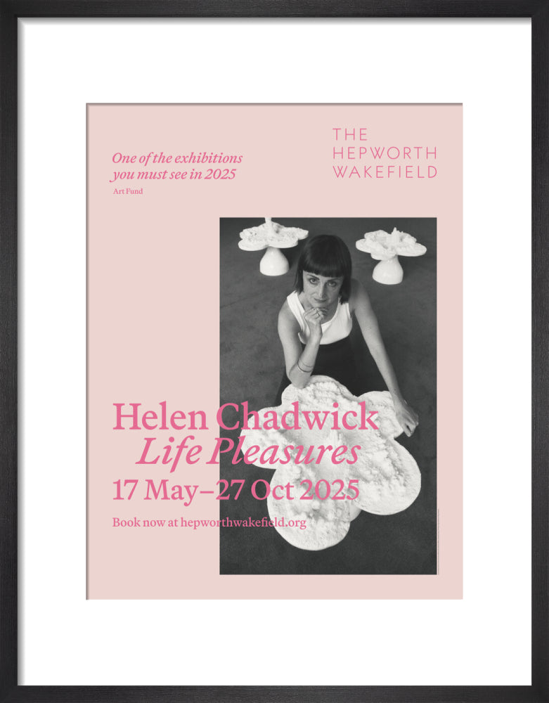 Helen Chadwick, Life Pleasures, 2025 (art print, small, black)
