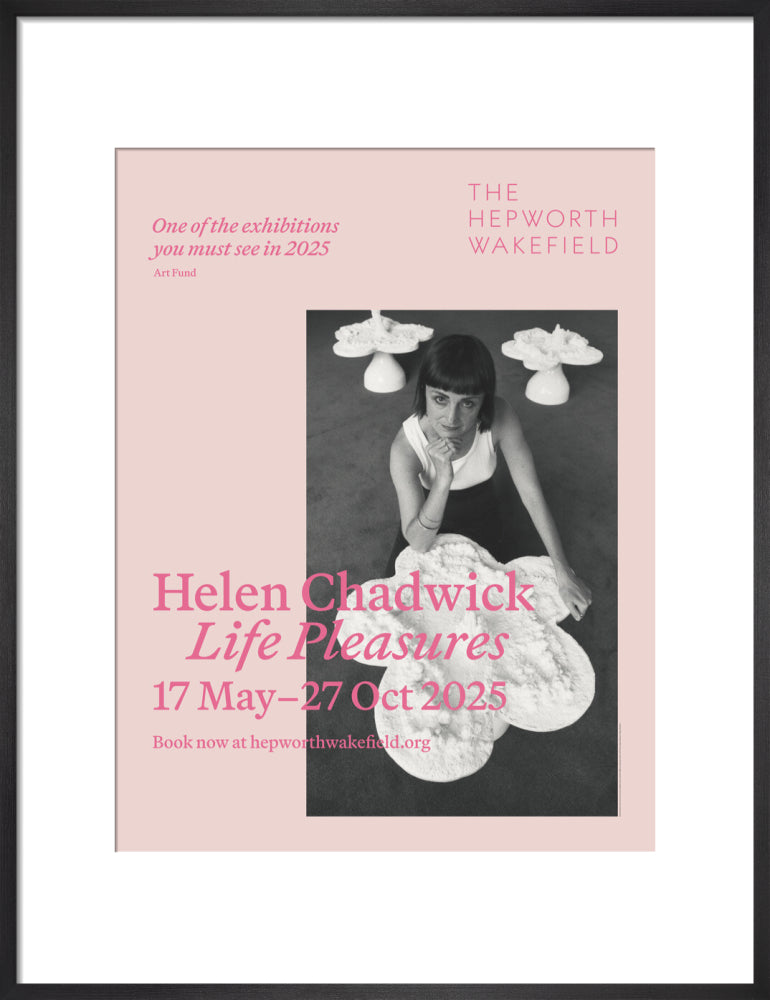 Helen Chadwick, Life Pleasures, 2025 (art print, medium, black)