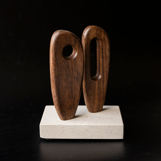 Barbara Hepworth Two Forms Wooden (Smooth)