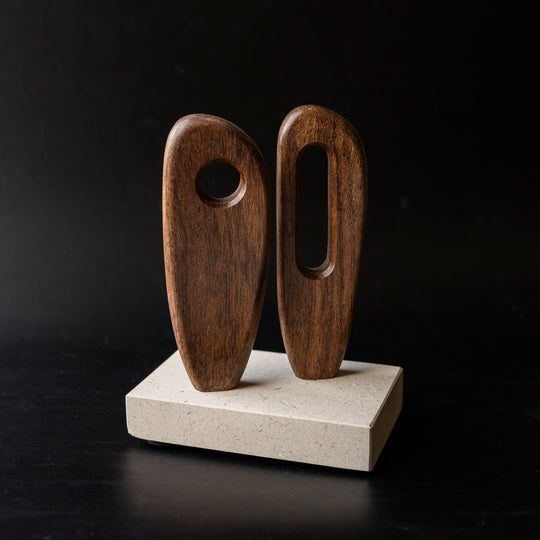 Barbara Hepworth Two Forms Wooden (Smooth)