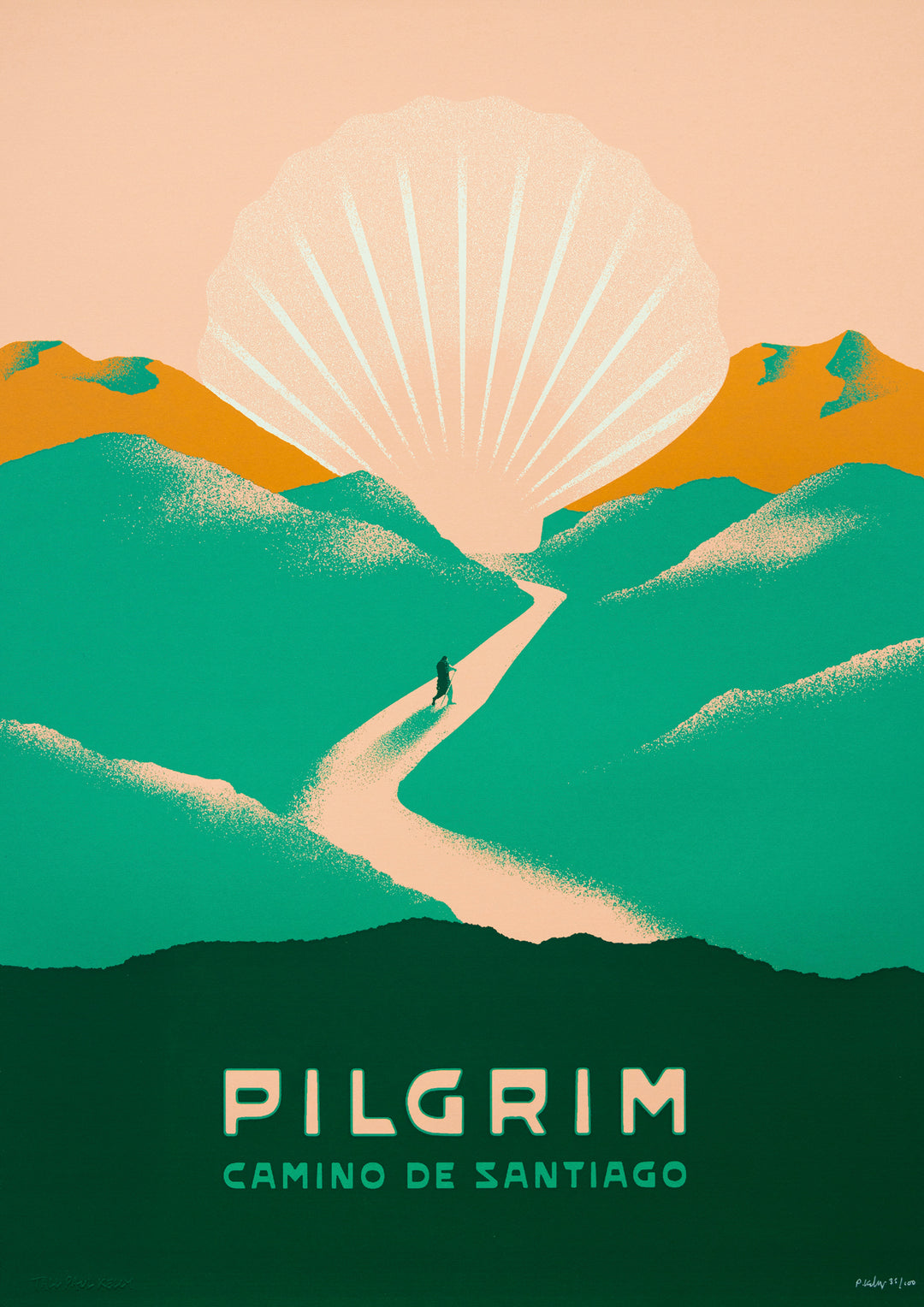 Pilgrim Camino De Campo by Tall Paul Kelly