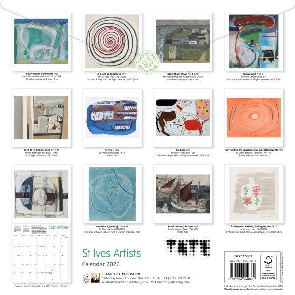 St Ives Artists Calendar 2027