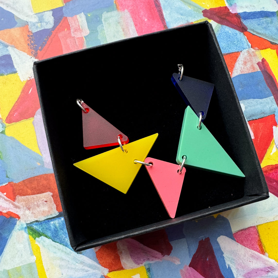 Small Tatty Devine X Mary Wykeham Triangle necklace