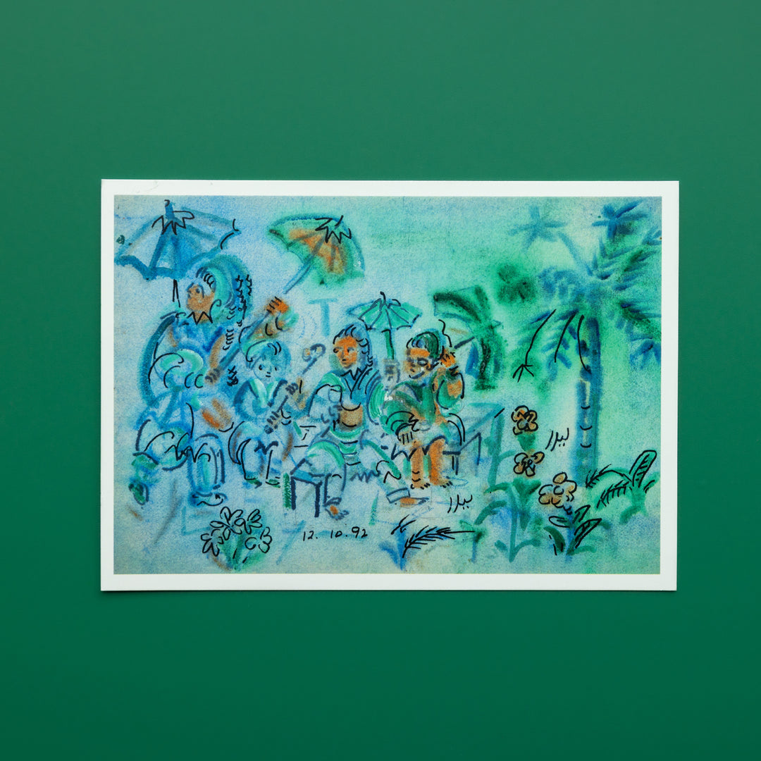 Leela Mukherjee, Untitled, 1992, Postcard