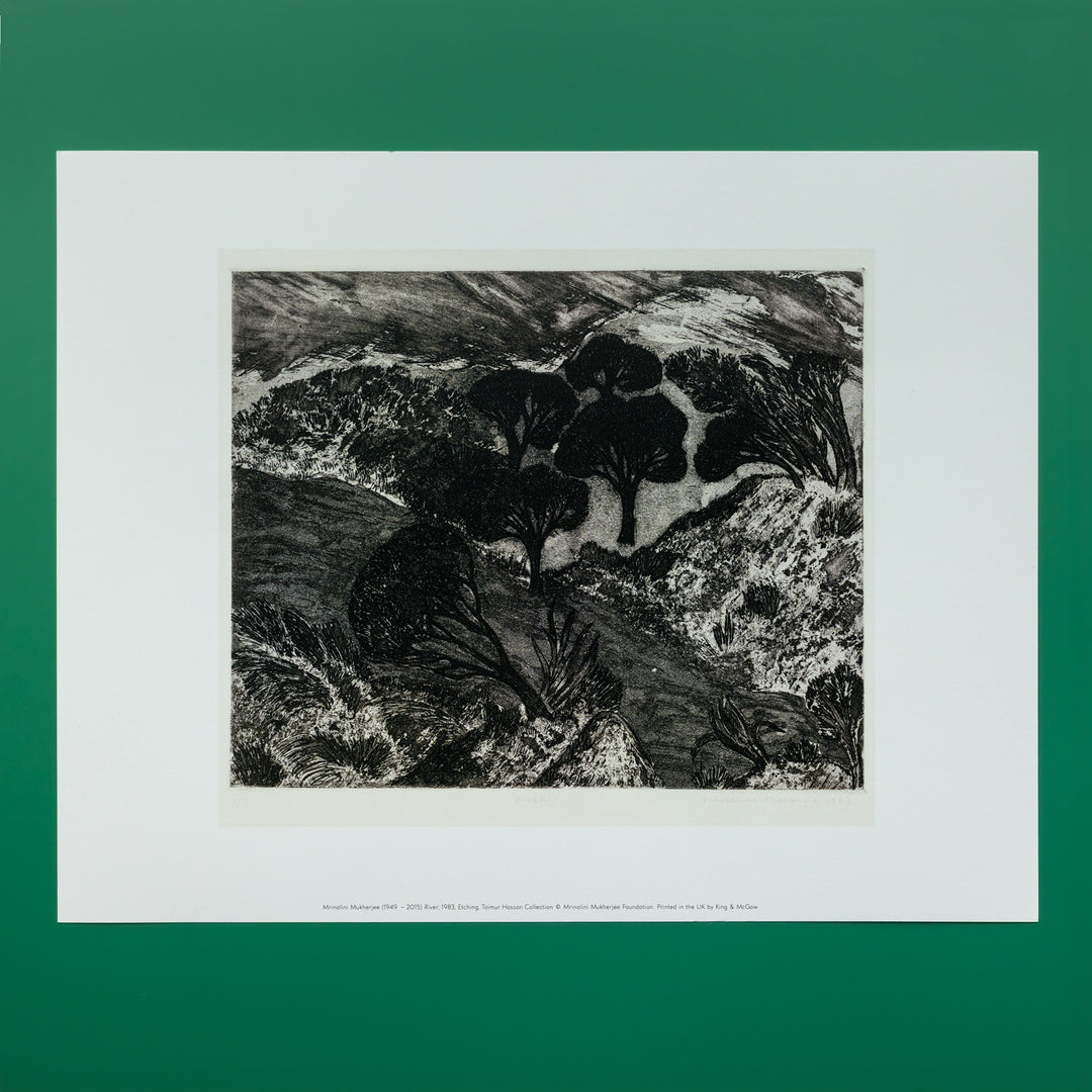 River, 1983 by Mrinalini Mukherjee Miniprint