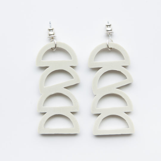 Will Sharp: 3D Wonky Drop Earrings