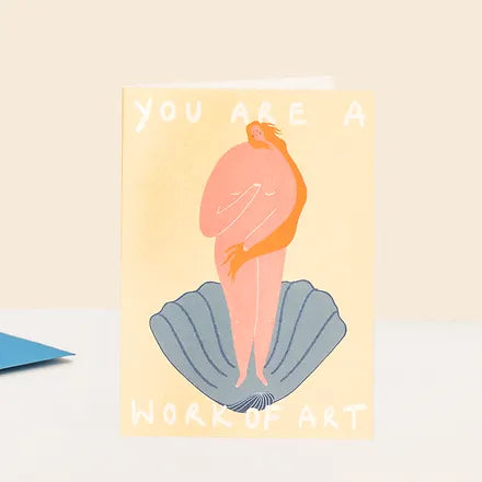 Work of Art Greetings Card