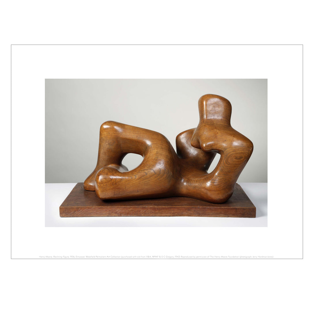 Reclining Figure Mini Print by Henry Moore