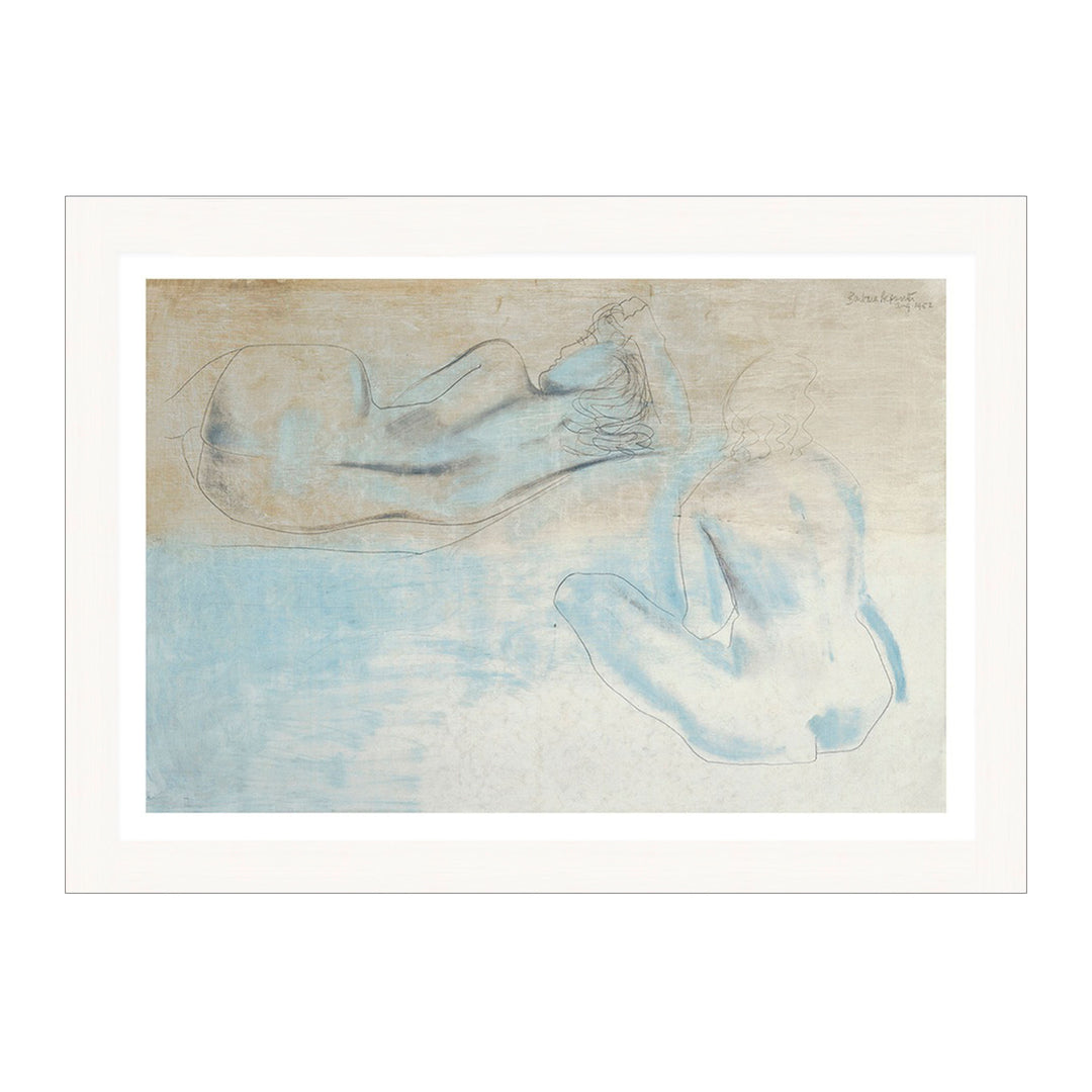 Two Figures by the Sea Print by Barbara Hepworth