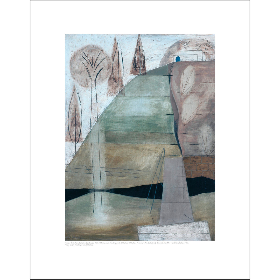 Yorkshire Landscape Mini Print by Francis Butterfield