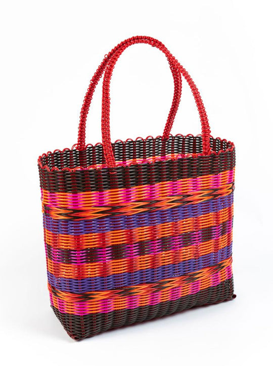 Large Woven Basket Bag