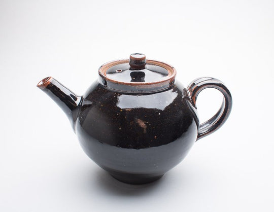 Teapot (Tenmoku) by Leach Pottery
