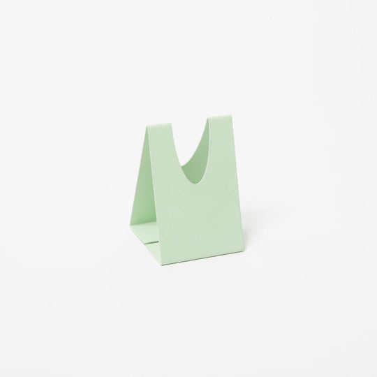 Green Triangle Candlestick Holder