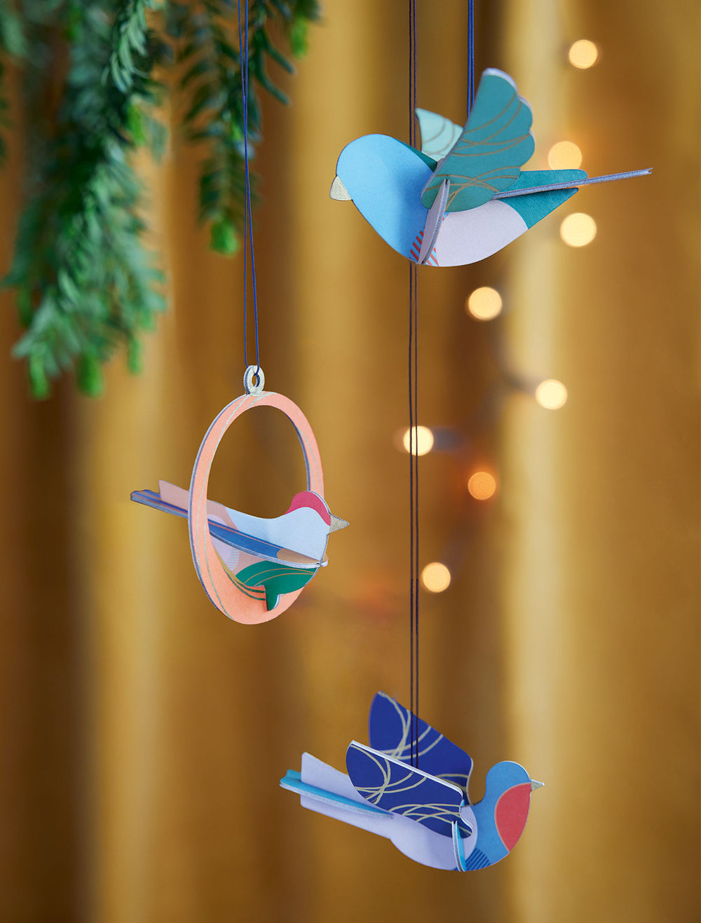 Hanging Calling Birds Decorations