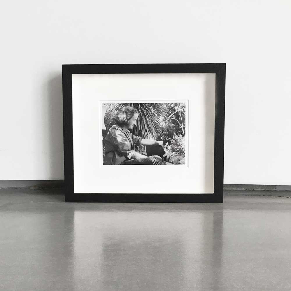 Barbara Hepworth with Cat Framed Print