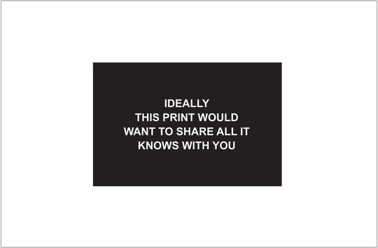 Laure Prouvost: Ideally this print would want to share all it knows with you