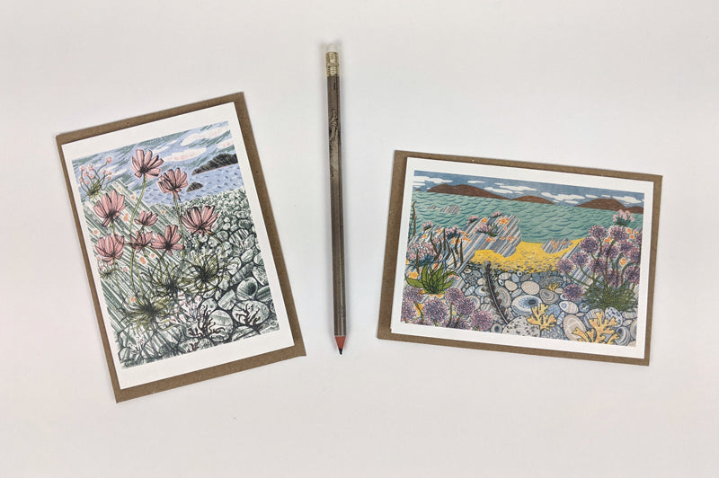 Pebble Shore / Island Shore Notecard Set